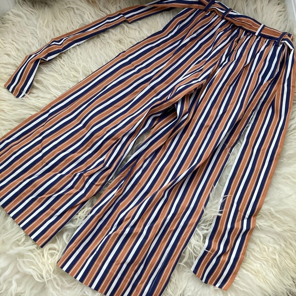 TANYA TAYLOR Striped Wide Leg Pants - Picture 12 of 14